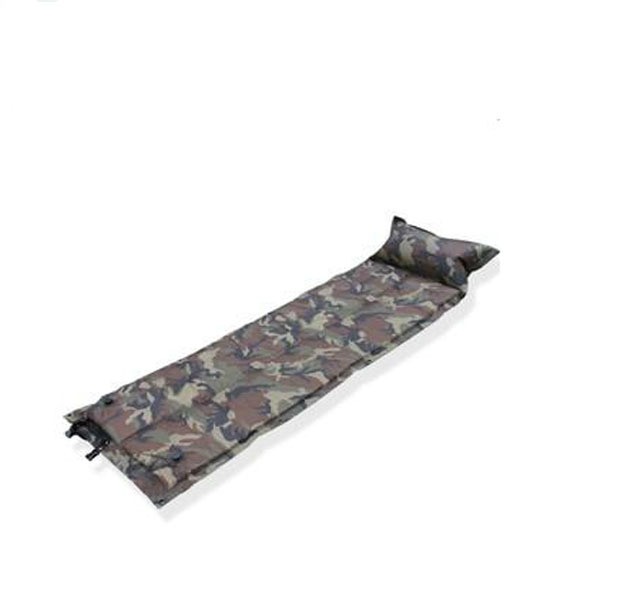 Inflatable Camo Cushion with Pillow for Outdoor Camping - Image 2